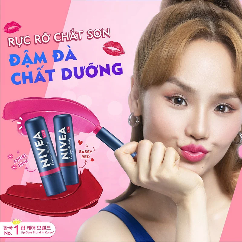 Son dưỡng ẩm và trang điểm môi NIVEA 4.8g