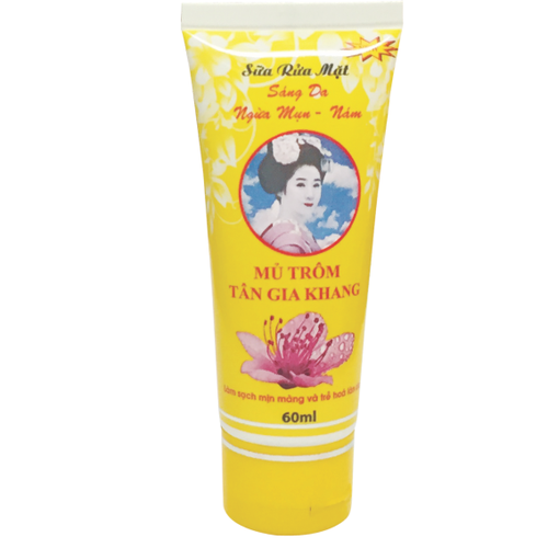 Sữa rửa mặt ngừa mụn mủ trôm tân gia khang
