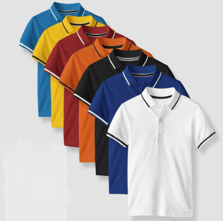 áo thun nam áo polo có cổ cao cấp
