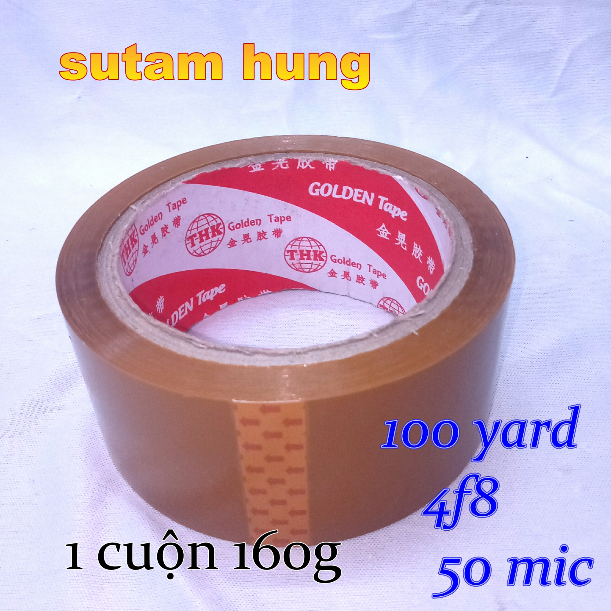 Băng Keo  Đục 100Ya (6 Cuộn/ Cây) 1kg  lõi mỏng sth