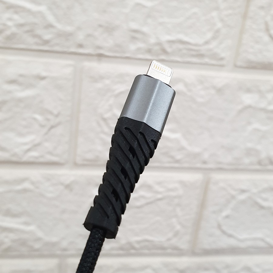 Cáp sạc nhanh 2.4A cho Iphone (bọc dù chống đứt - gãy chân sạc)