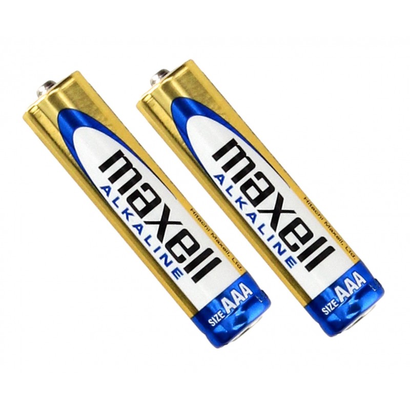 Genuine Maxell Alkaline Aaa Batteries, Pack of 2