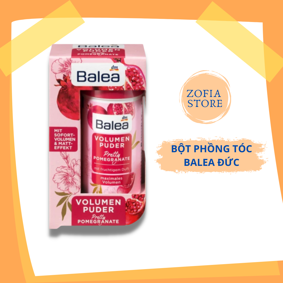Bột phồng chân tóc Balea nội địa Đức chống bết tóc