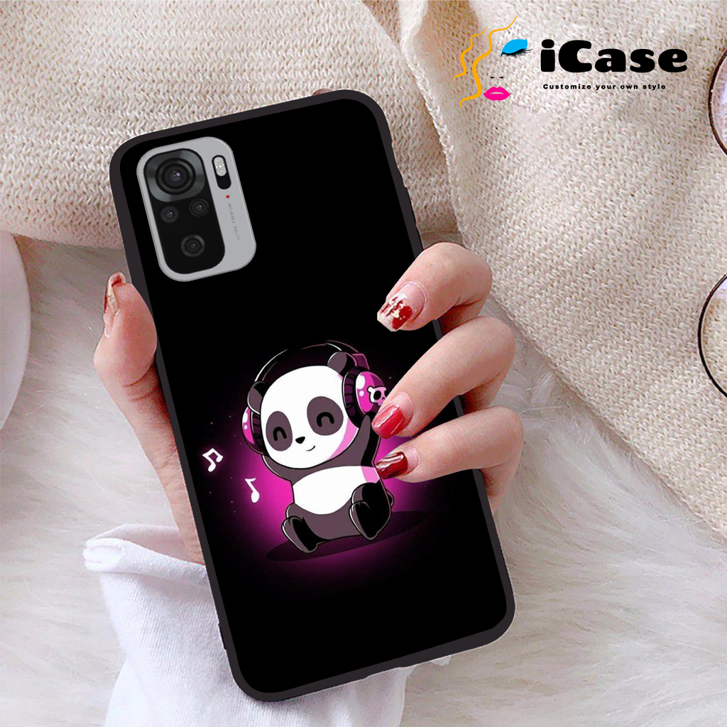 Ốp lưng Xiaomi Redmi Note 10 4G viền dẻo TPU BST Panda