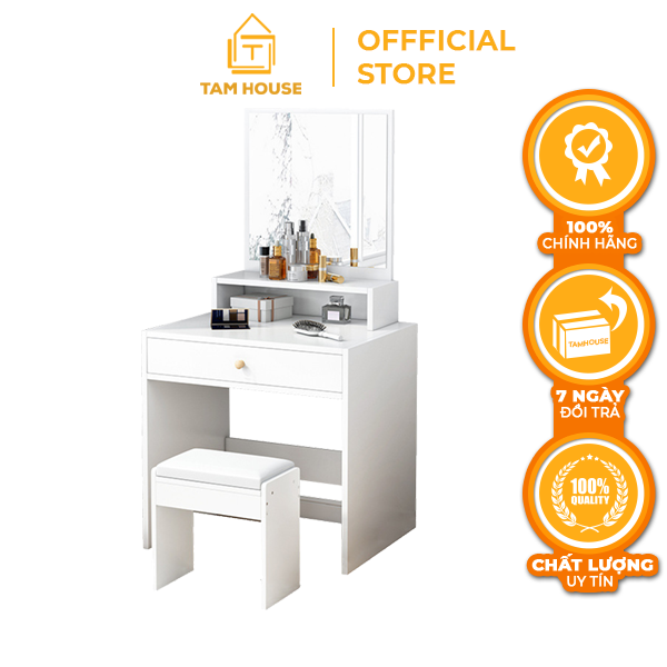 [VOUCHER FREESHIP 50K] Tâm House Bàn trang điểm gỗ cao cấp - MK03