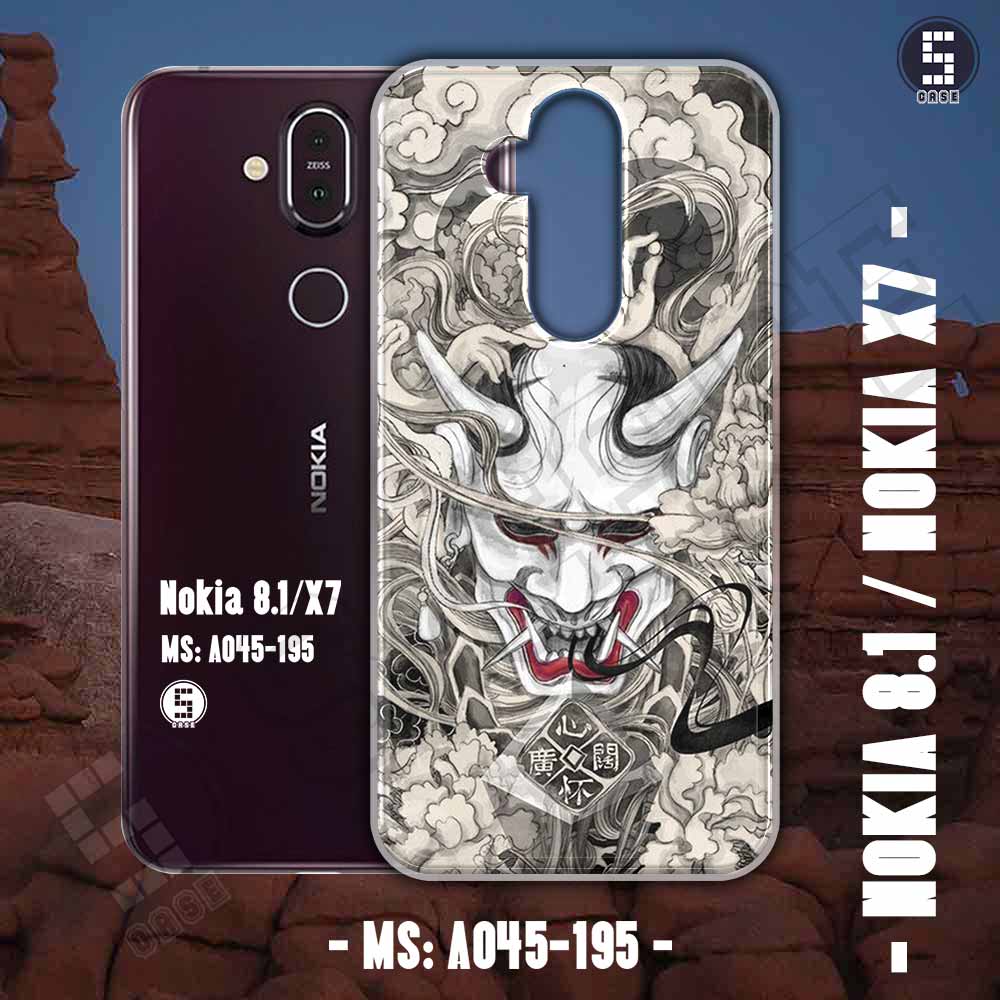 Ốp cho Nokia 8.1 / Nokia X7 hình Quỷ Nhật 3 A045-195
