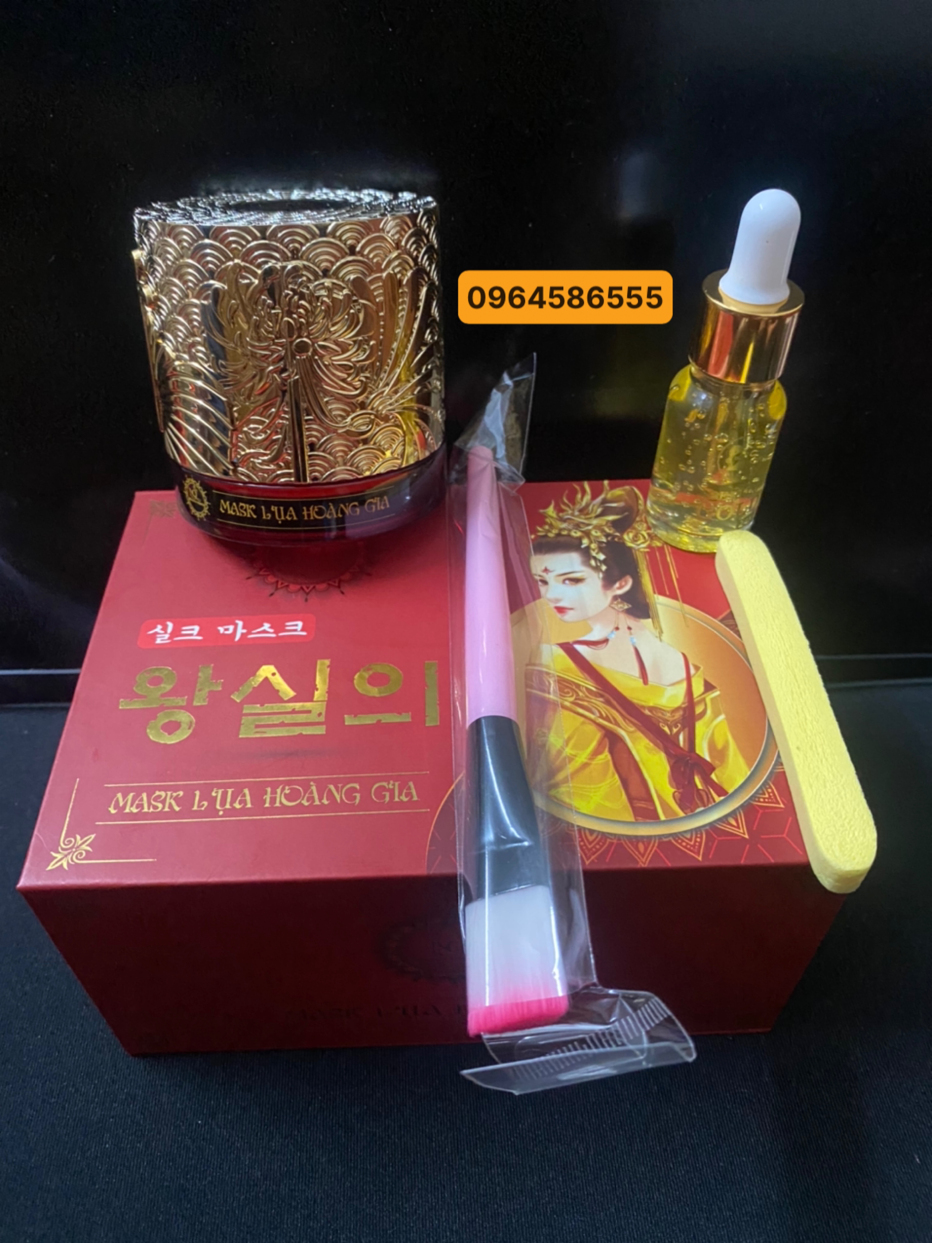 Cấy Trắng Lụa Hoàng Gia. Mask Lụa Hoàng Gia