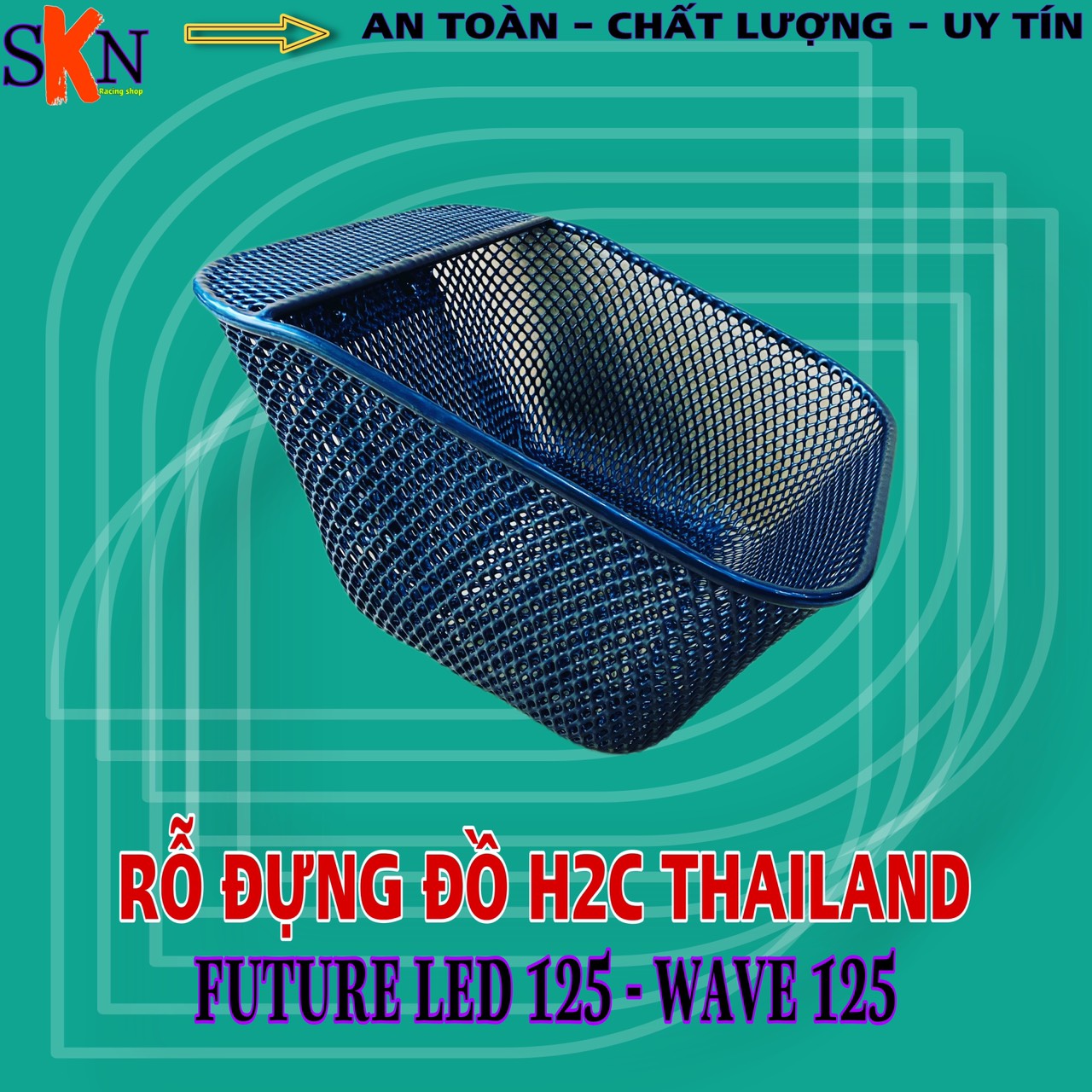 Future led-wave 125i portable storage basket