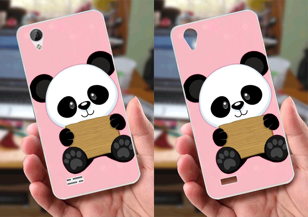 Ốp lưng Vivo Y31 (dẻo viền trắng trong) - Panda