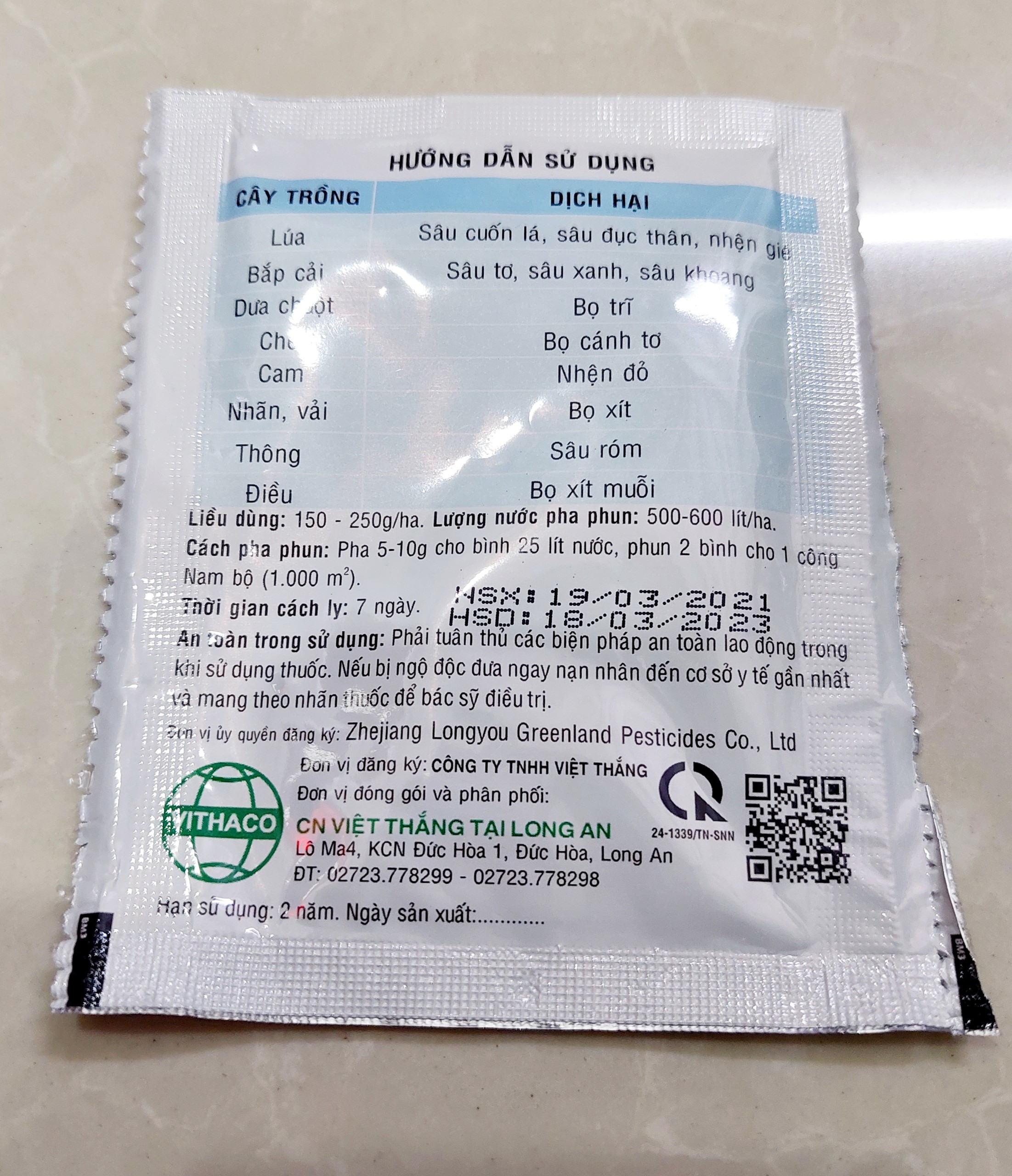[HCM]Tasieu 5gr sạch sẽ sâu rầy bọ trĩ