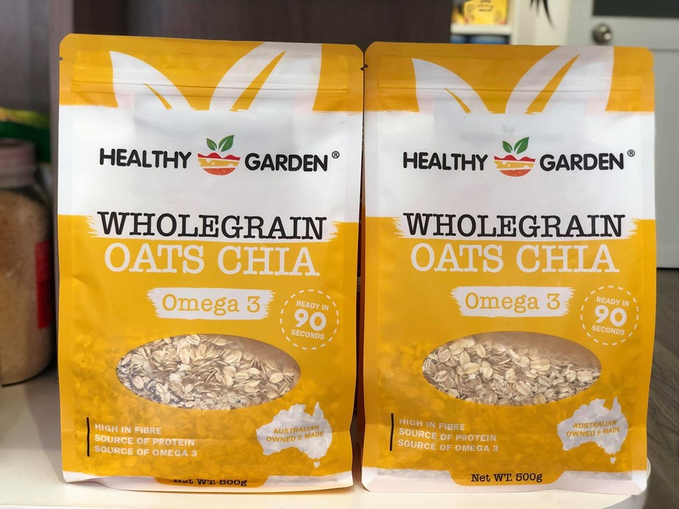Yến mạch hạt chia Healthy Garden Úc