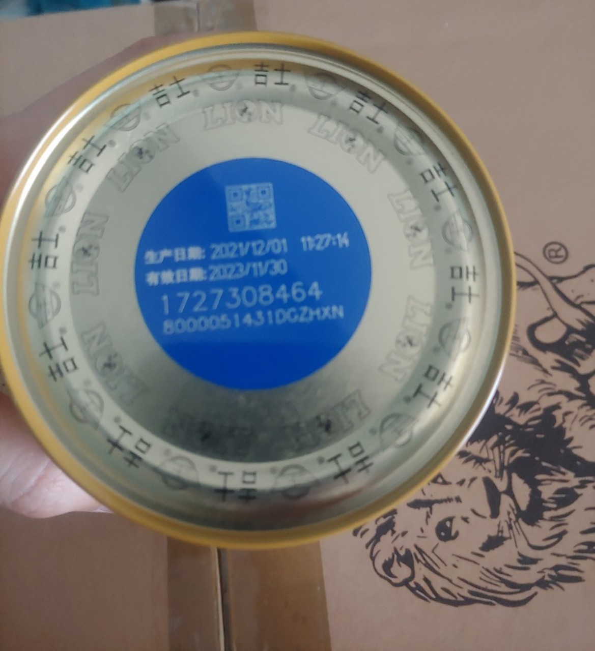 FreeShipMax - Bột Lion Sư Tử Custard 3.5kg /lon  (Bột Trứng sữa hiệu Sư tử) - Thực phẩm Trần Lê