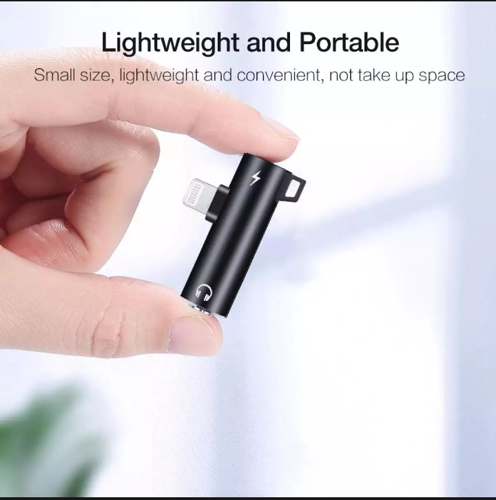 Đầu Chuyển Lightning Type-C sang 2 Cổng Lightning Type-C và 3.5mm
