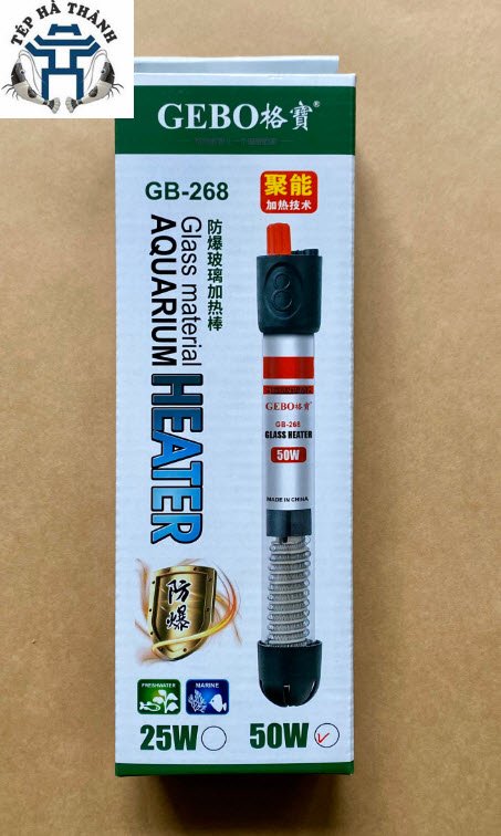 [Hoàn Tiền 10%] Sưởi Bể Cá Gebo 50W
