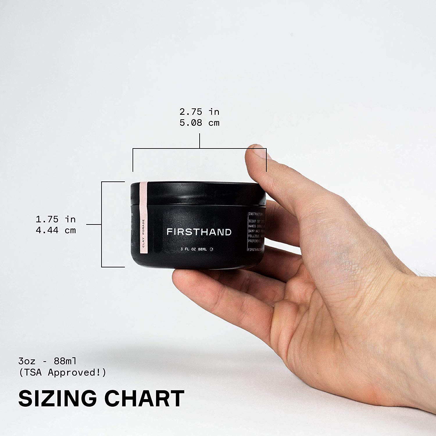 [HCM]Sáp vuốt tóc Firsthand Supply Clay Pomade 88ml