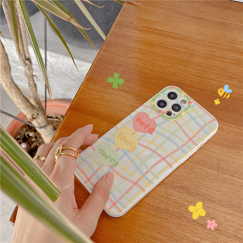 Ốp iPhone Sọc Caro iPhone 12 Pro Max/12/12 Pro/7Plus/8Plus/X/Xs Max/11/11 Pro Max - ốp iphone