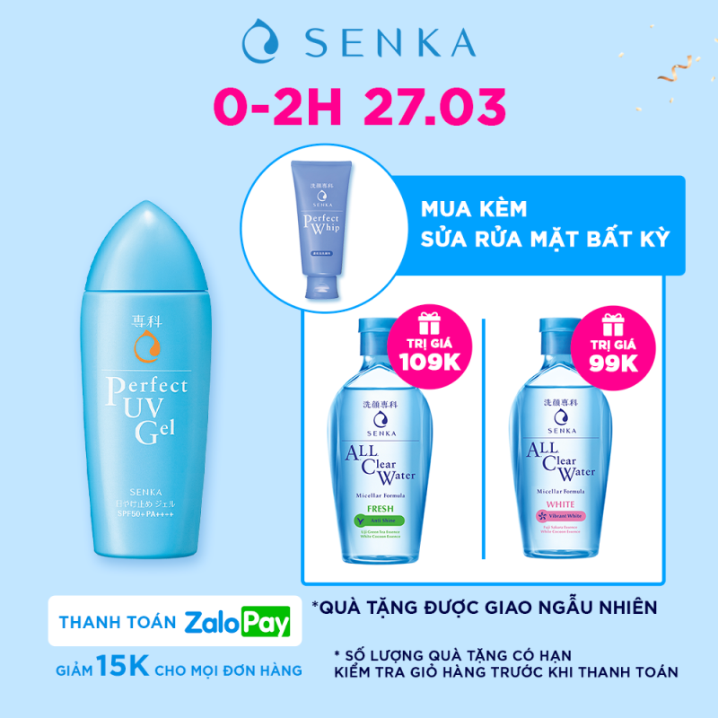 GEL SỮA CHỐNG NẮNG SENKA PERFECT UV MILK 80ML