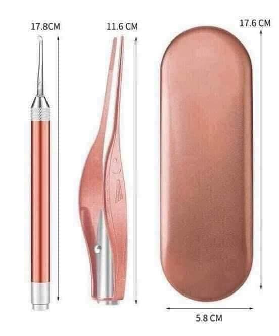 Lấy rái tai, làm sao để lấy ráy tai khô - Bộ dụng cụ lấy ráy tai có đèn led siêu sáng cao cấp dành cho bé yêu - dụng cụ không thể thiếu cho mọi gia đình