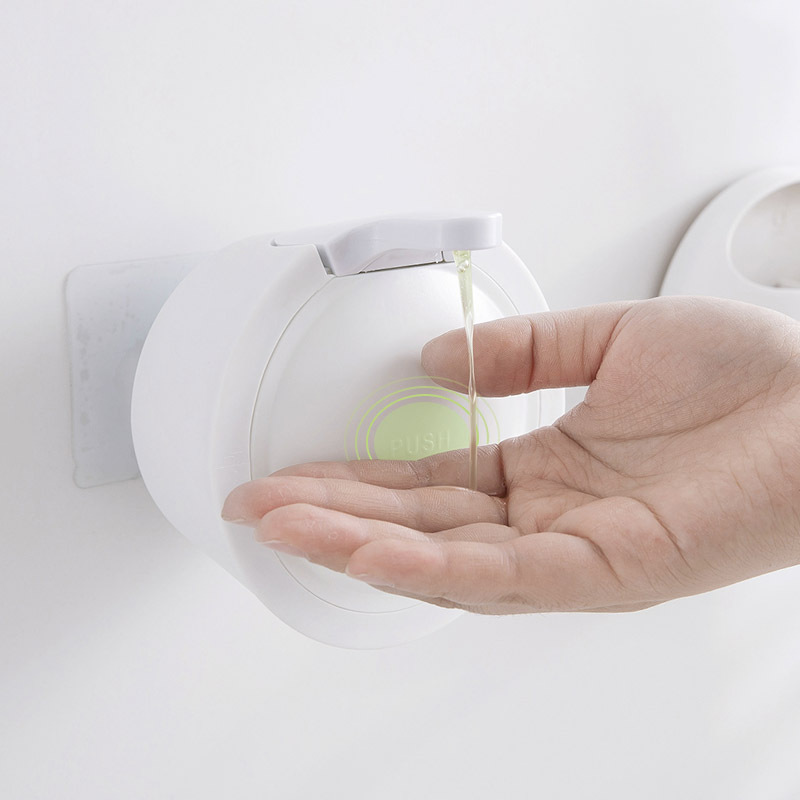 WALL MOUNTED SOAP JAR 11.5x3x5.5 cm_Shampoo bottle, hand sanitizer bottle, soap bottle