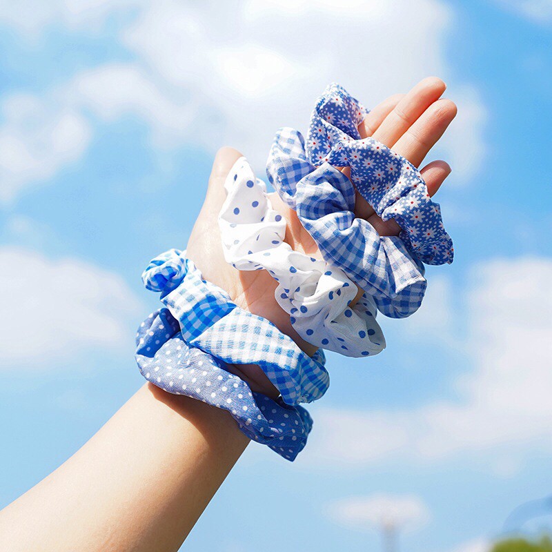 [DEAL HOT] Dây Thun Cột Tóc Scrunchies style Hàn Quốc new trend