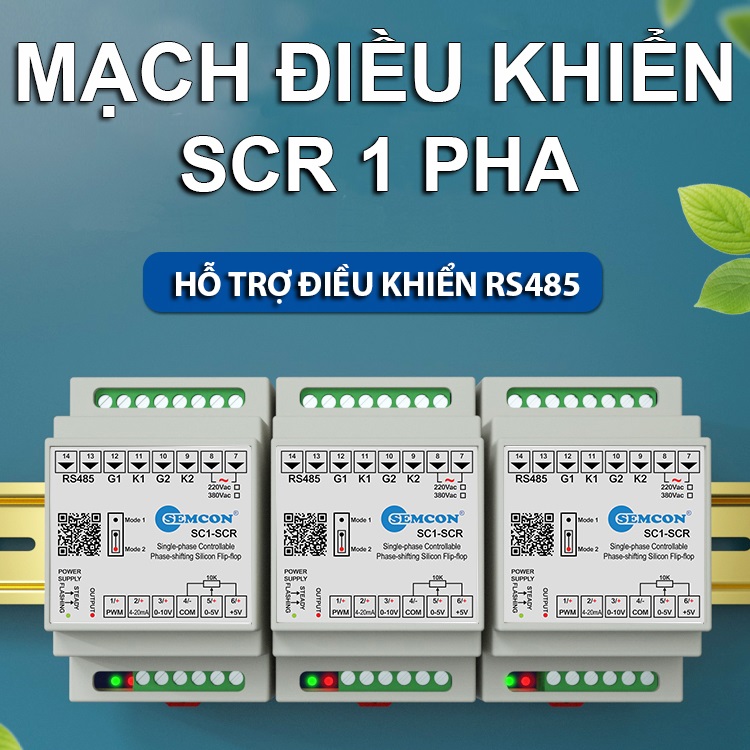Mạch điểu khiển scr 1 pha semcon sc1-scr 220v/380vac