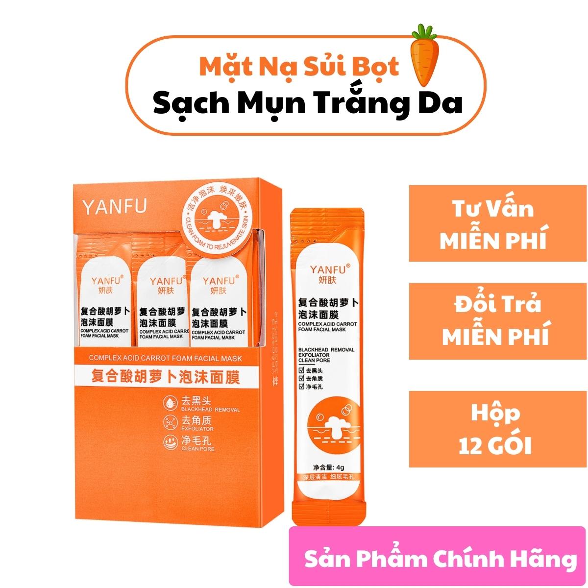 Anti acne carrot bubble facial mask, anti aging moisturizing carrot mask anti acne skin whitening