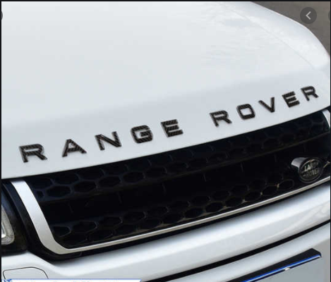 Tem Logo Chữ Nổi RANGE ROVER Trang Trí Xe
