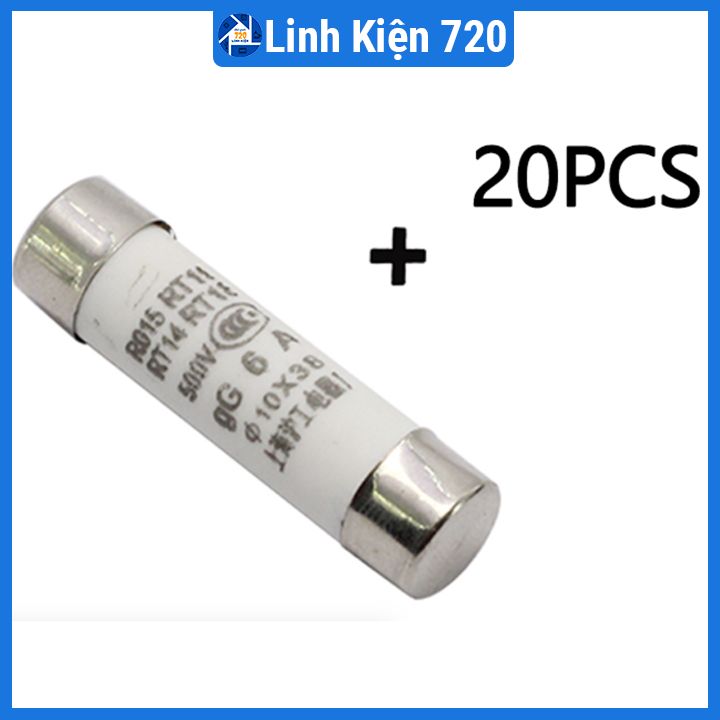 Cầu Chì Sứ 10x38mm 500V dòng