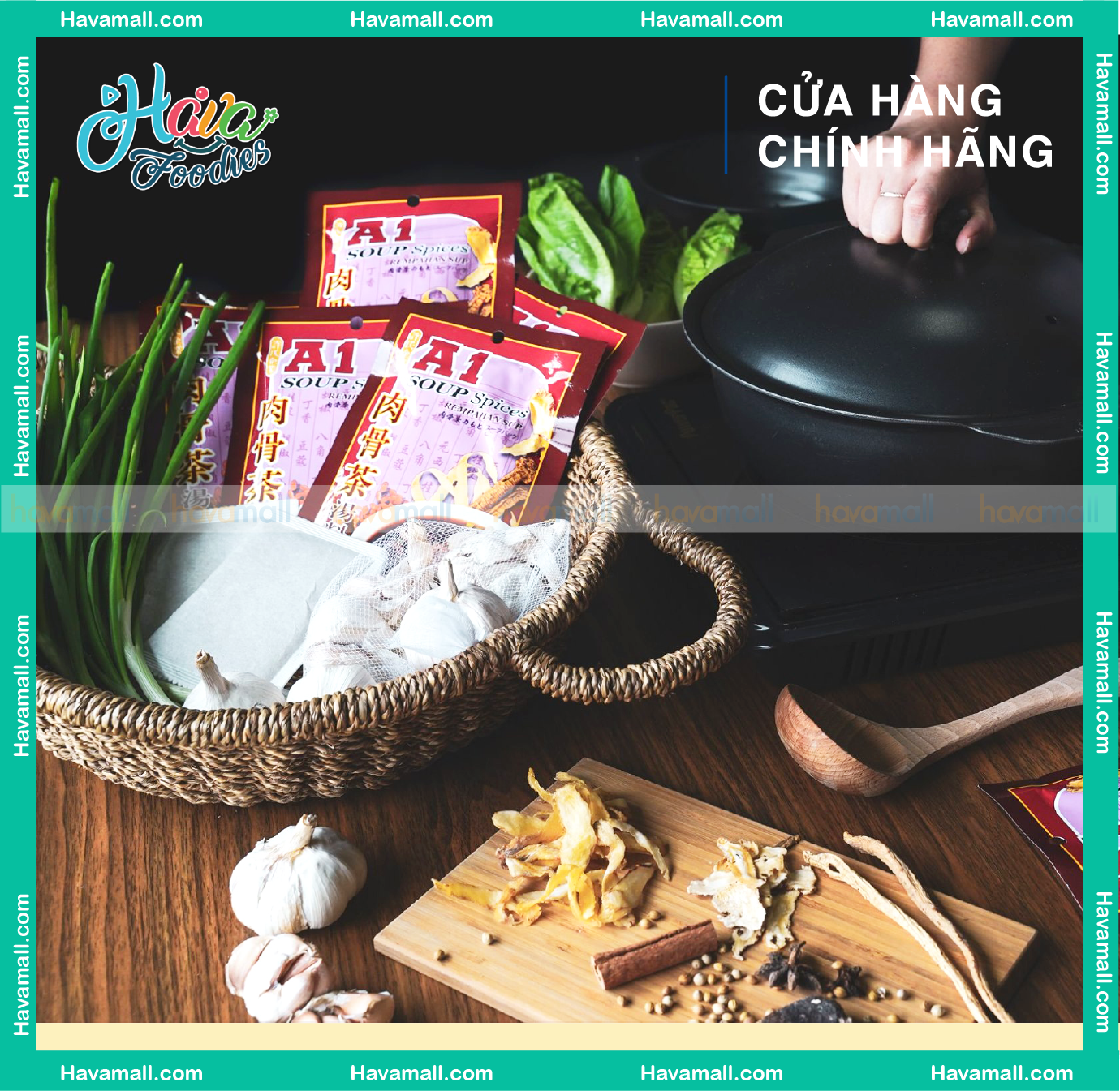 Gia Vị Súp Bak Kut Teh Hiệu A1 Gói 35g