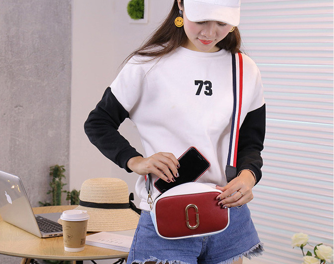 Túi Da Xước Khóa Móc Quai Thổ Cẩm 231