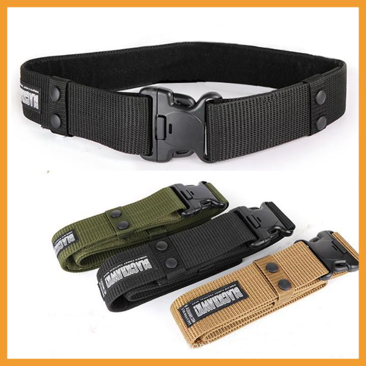 Thắt lưng lính mỹ blackhawk - dây nịt nam quân đội vải dù chiến thuật bản rộng 5.5 cm - thắt lưng nam cao cấp lính mỹ