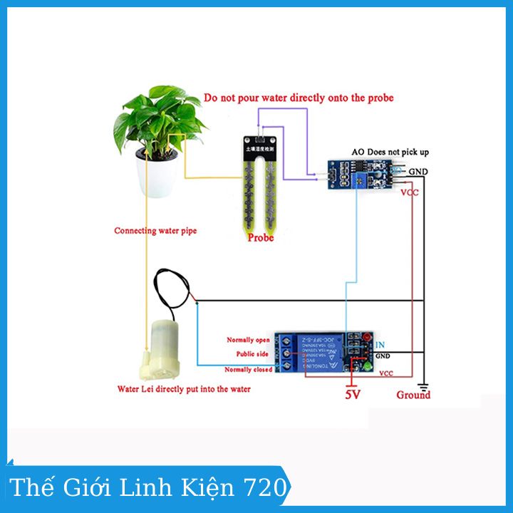 Bộ diy máy bơm tưới cây tự động