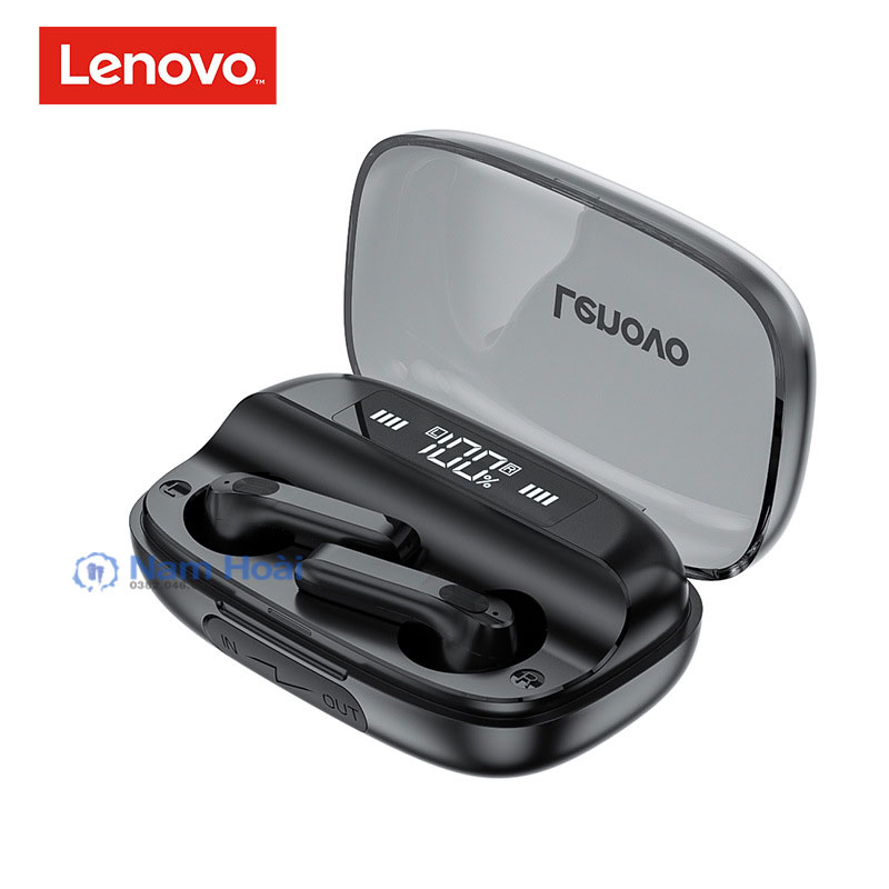 Tai nghe chơi game không dây Lenovo QT81 TWS Bluetooth 5.0 có mic thích hợp cho IOS/Android chống ồn cao cấp