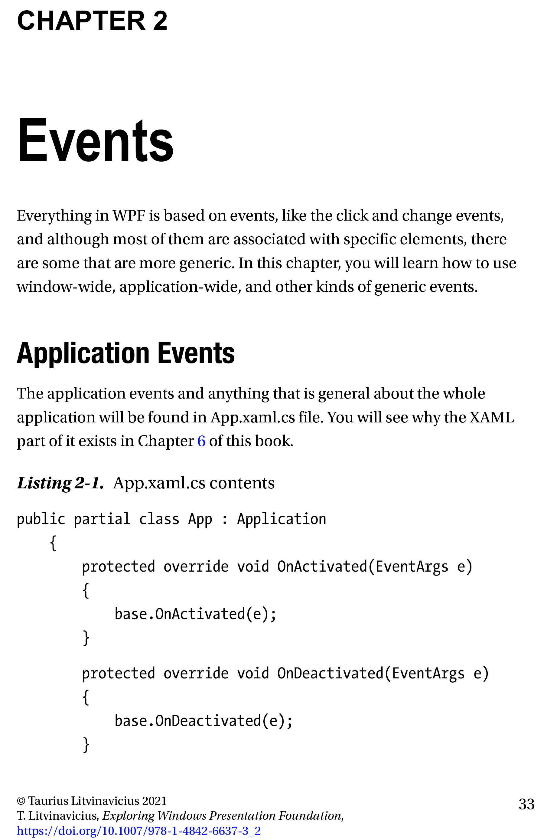 Sách Exploring Windows Presentation Foundation With Practical Applications in .NET 5