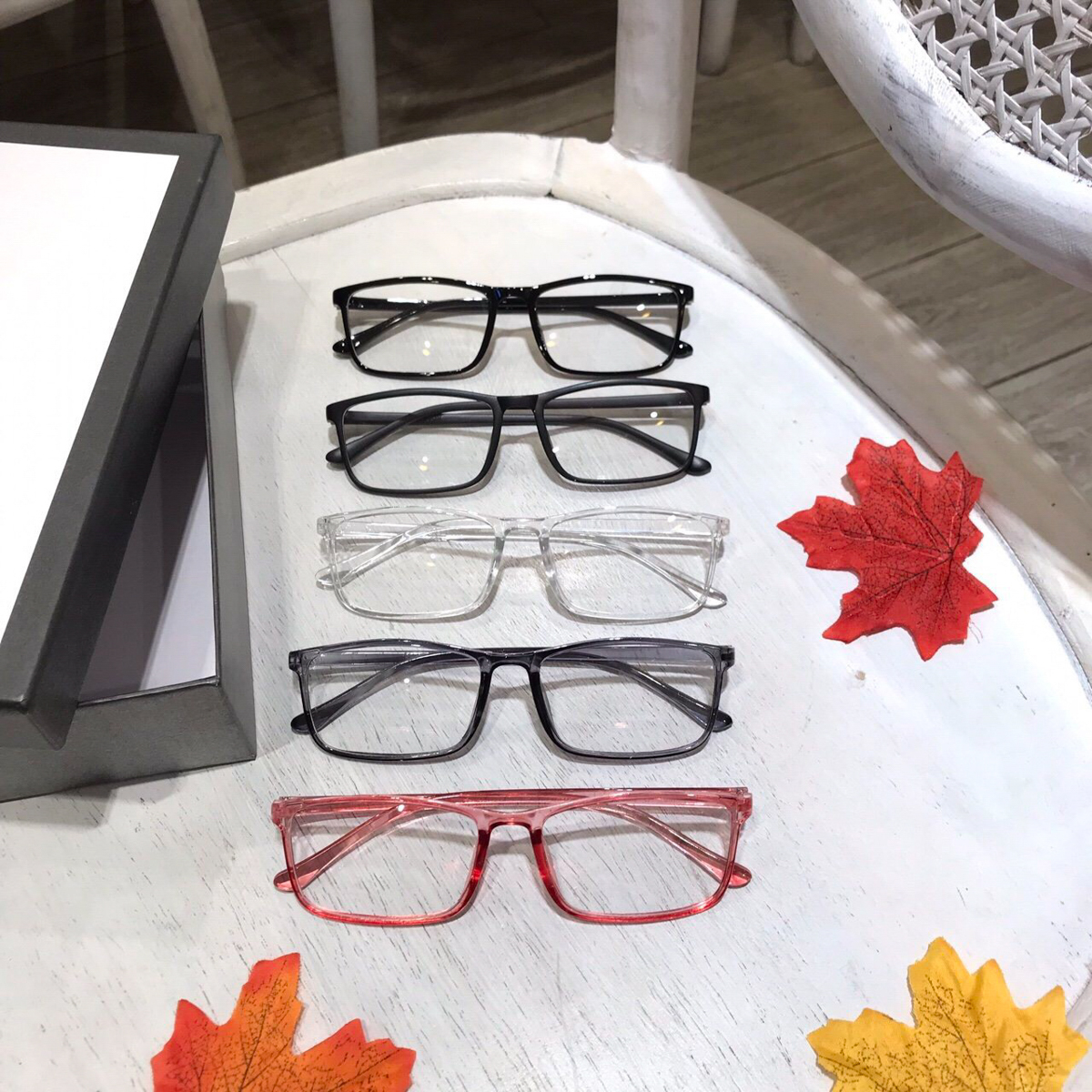 [Hcm]Mắt Kính Giả Cận Gọng Dẻo Tata Form Vuông K18