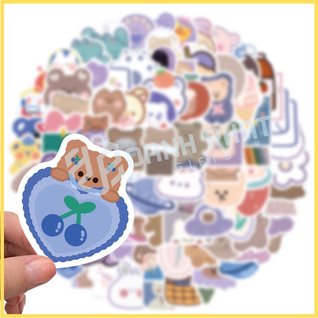 Sticker trang trí mẫu dễ thương