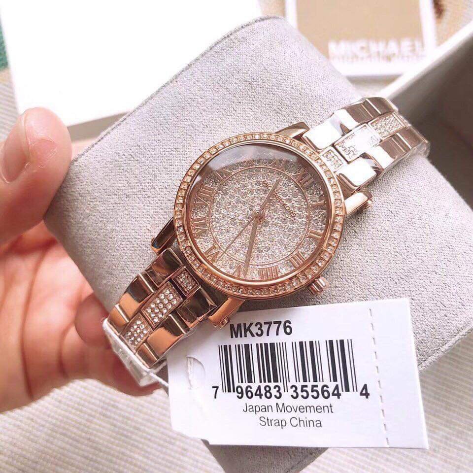 Đồng hồ MK nữ Authentic - Đồng hồ Michael Kors nữ Authentic MK3776 & MK3775