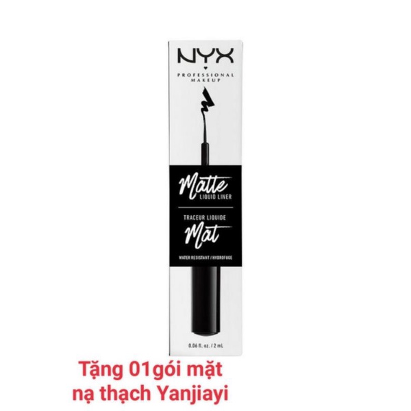 [Bản Mỹ] Kẻ mắt nước NYX Matte Liquid Liner 2ml