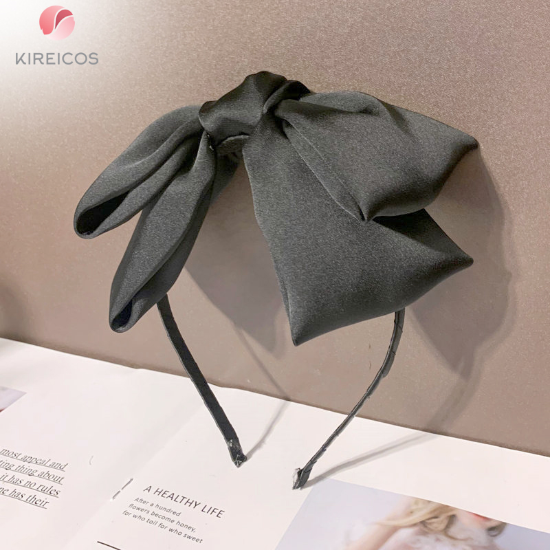 [HCM]Băng Đô Tóc Bờm Cài Tóc Nơ Bản Tiểu Thư Siêu Hot - kireicos