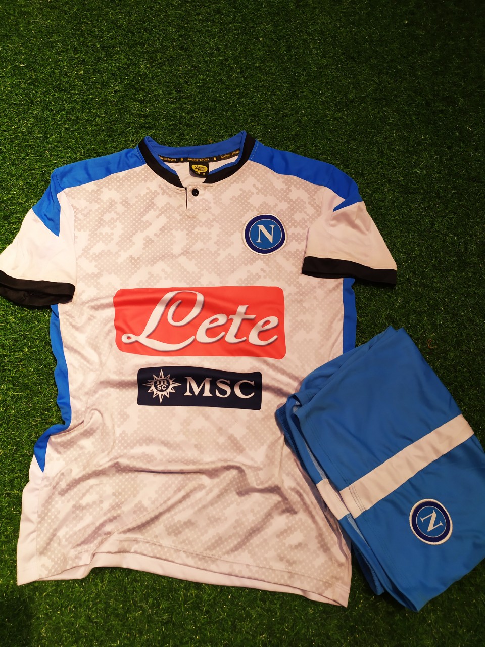 Áo Bóng Đá CLB Napoli Trắng 2020 , Mẫu Chuẩn