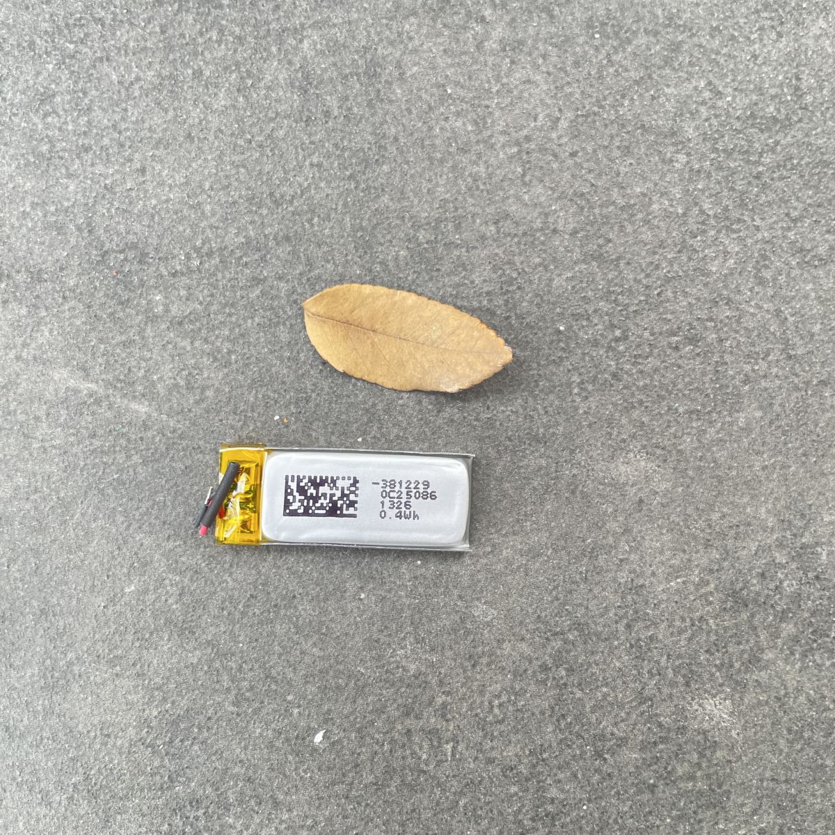 Pin Li-Po 3.7V 100mAh 381229 (Lithium Polyme)