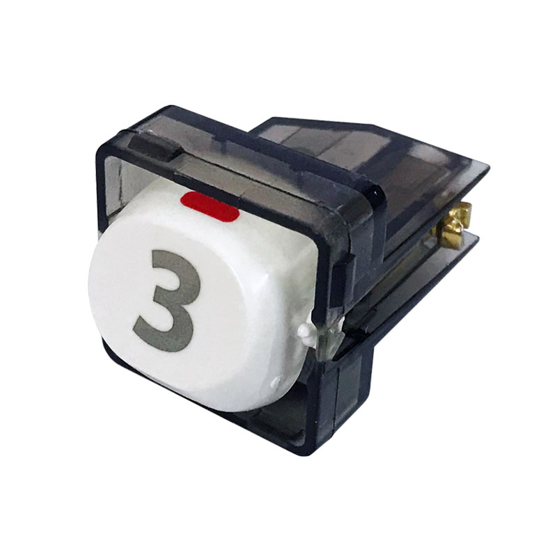 Hạt công tắc 1 chiều 2 cực 10A đánh số HME18