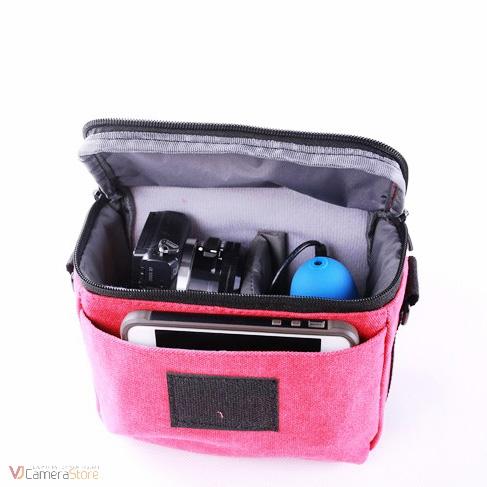 [HCM]Túi đựng máy ảnh microless vải canvas