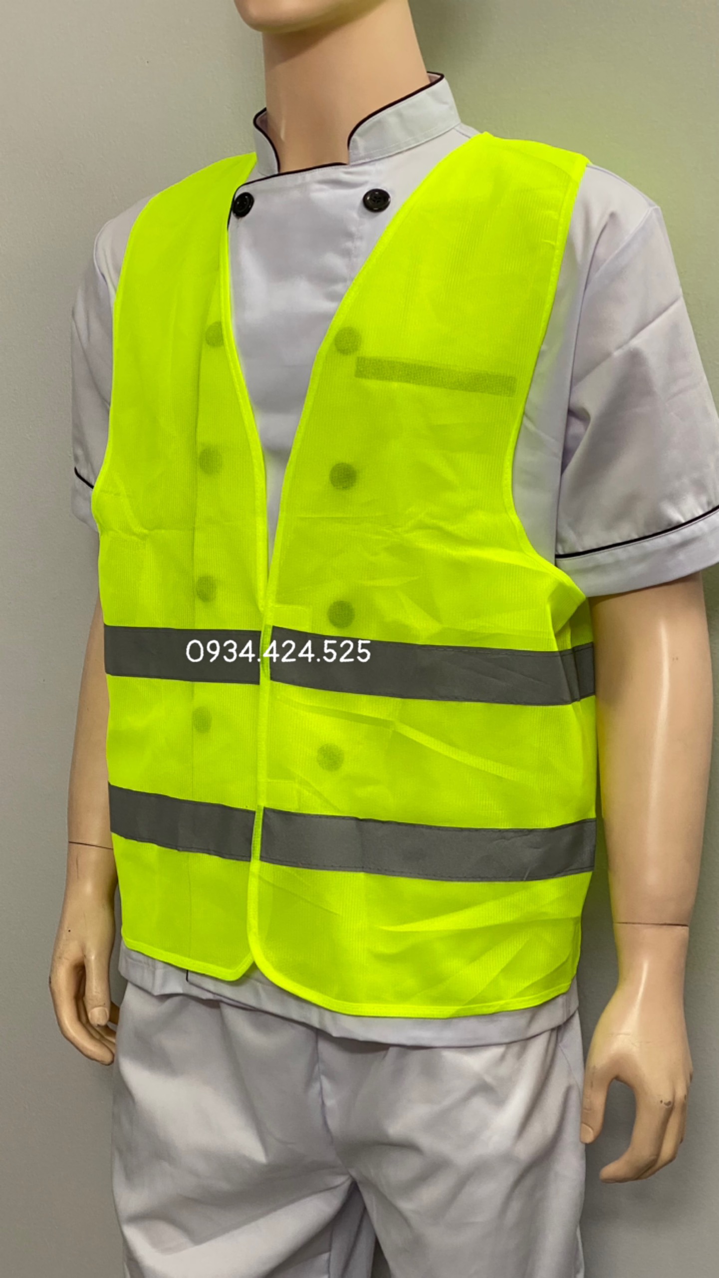 [HCMC] blue reflective engineer safety vest