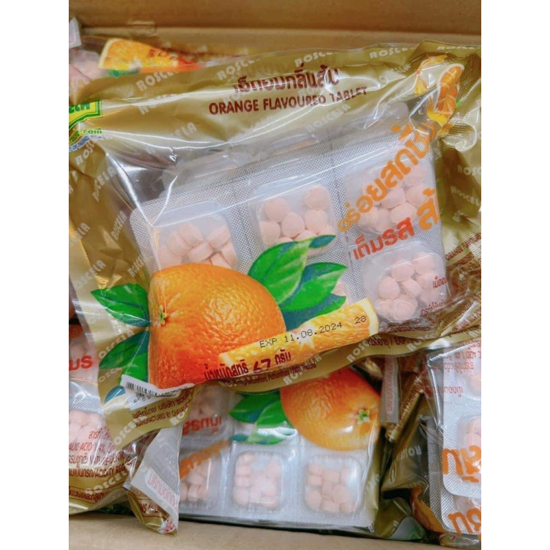 Kẹo cam Vitamin C Thái Lan