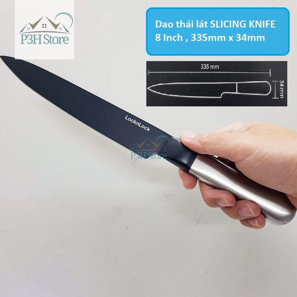 Dao bếp chống dính Lock&Lock Dao chặt thái gọt Slicing Paring Chef Knife CKK922 CKK923 CKK924 CKK925