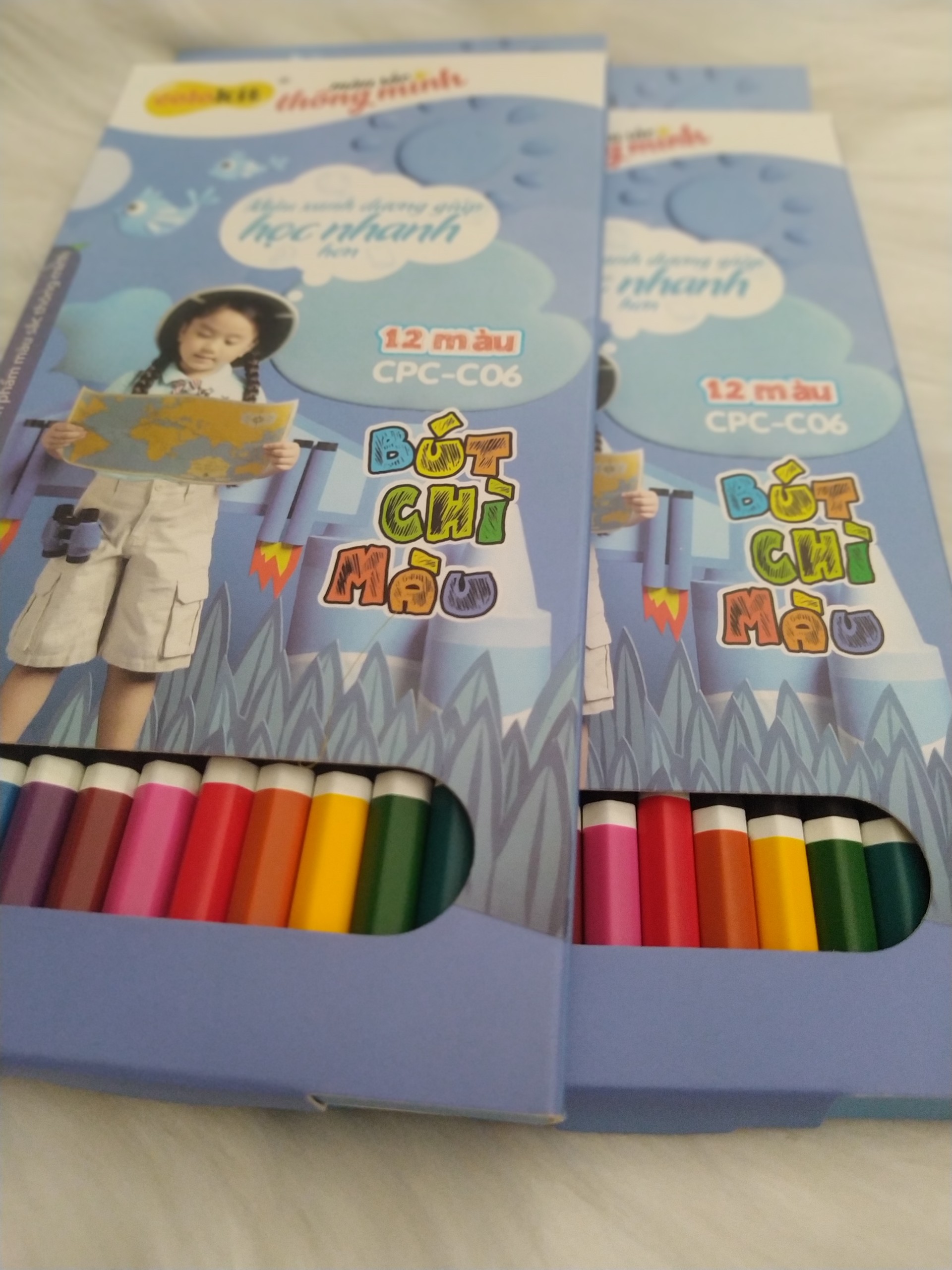 [Có sẵn] Bút chì màu COLORKIT (16 màu CPC-C08)