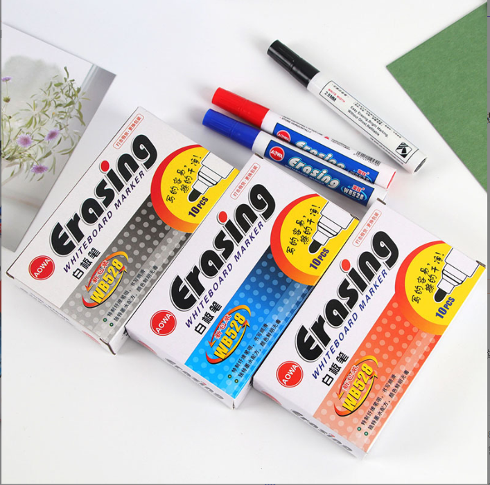 Bút lông viết bảng trắng - 01 XÓA ĐƯỢC ( xanh-xanh lá-đen-đỏ)