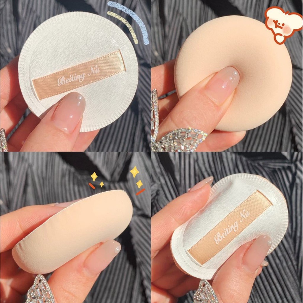 (HÀNG NỘI ĐỊA TRUNG) BEITING NA - Bộ bông mút trang điểm Make-Up Sponges