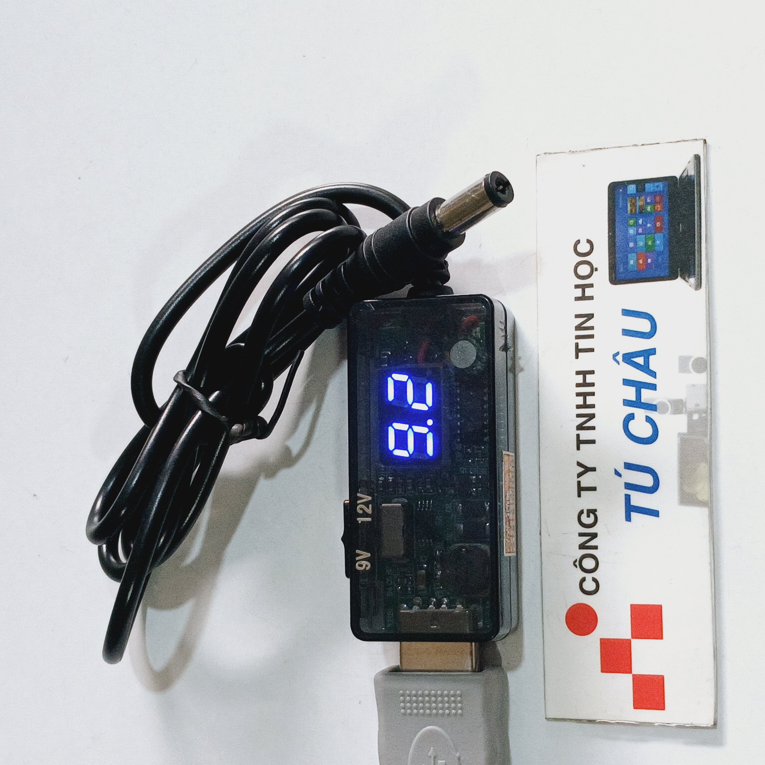 Cáp nguồn USB: USB ra 9V / USB ra 12V (Công tắc chuyển 9V hoặc 12V - Có đèn led)